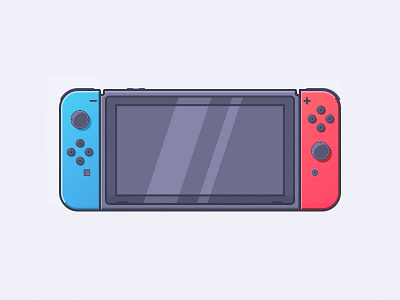 Nintendo Switch gaming handheld icon illustration joycon nintendo nintendo switch screen switch