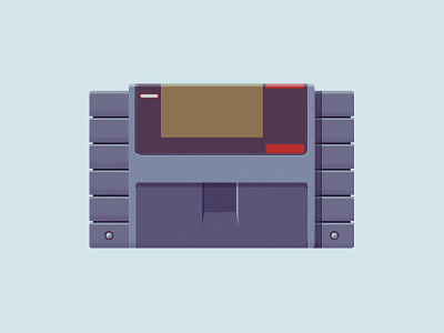 Super Nintendo Cartridge by Todd Zlab on Dribbble