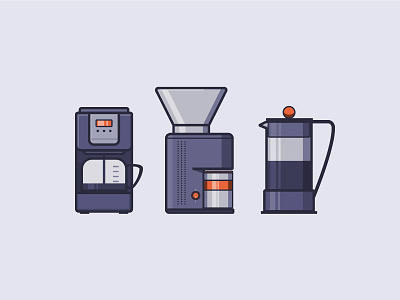 Coffee Icons coffee coffee machine espresso icons illustration line