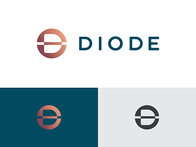 Diode Logo Concept d logo diode energy geothermal logo mark renewable solar wind