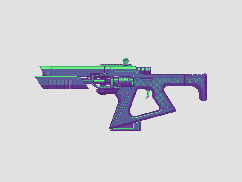 Destiny Fusion Rifle by Todd Zlab on Dribbble