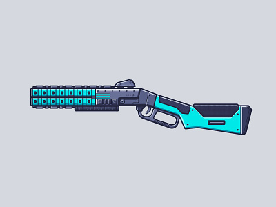 Apex Legends - Peacekeeper apex apex legends battle royale gun illustration legends line illustration peacekeeper shotgun video game weapon