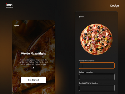 Food Delivery and Ordering App Screen Design app design figma ui ux web web design