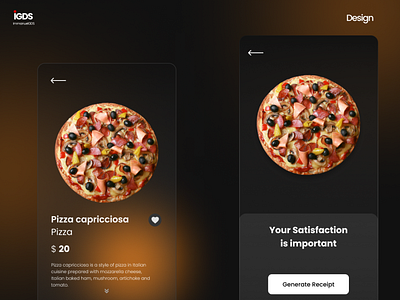 Food Ordering and Delivery App Screen Design app branding design figma illustration ui ux web web design