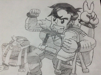 Skullgirls - Beowulf beowulf skullgirls skullgirlsbeowulf traditional2d