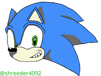 Sonic the Hedgehog - Modern Sonic digital2d modernsonic sonic sonic the hedgehog sonicmodernsonic sonicthehedgehog