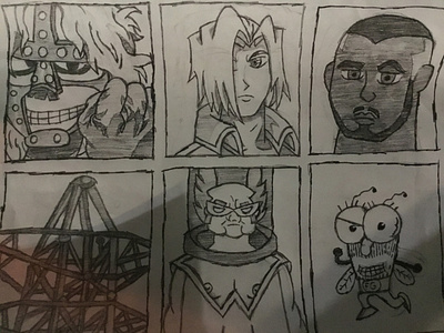 SixFanartsChallenge - Round 1 aquateamhungerforce castlevania castlevania portrait of ruin castlevaniajonathanmorris dr.weird garciansmith jjba jojosbizarreadventure jonathan morris killer 7 killer7garciansmith one piece one piece spandam spandam superfly superflyguy traditional2d