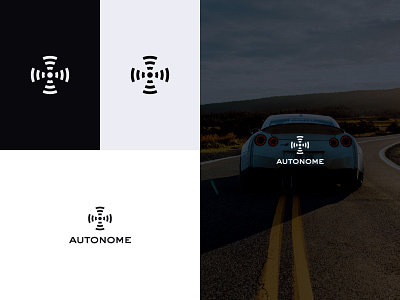 #dailylogochallenge Day- 05 of 50 automobiles automotive autonome autonomus brand identity design dailylogochallenge driverless car future car graphicdesign icon logo logo design minimal logo modern logo