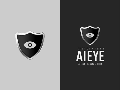 AI EYE (21st CENTURY AI CCTV Weapon Detector) brand identity brand identity design branding graphicdesign illustration logodesign minimal logo modern logo