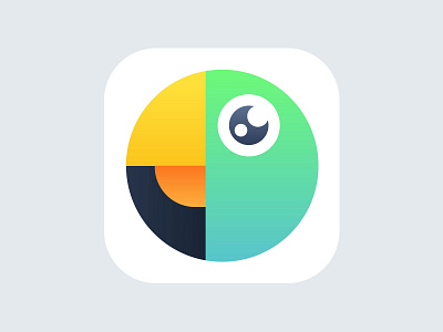 PodParrot App Icon design illustration