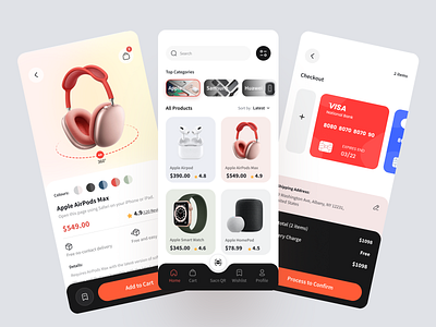 E-Commerce App Design app design design ui ux