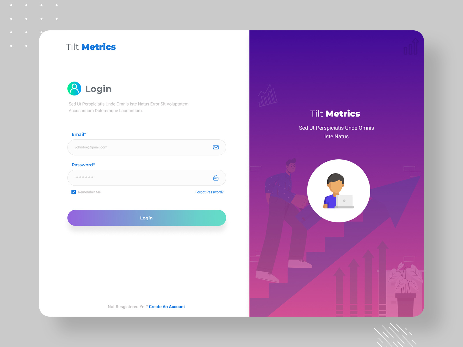 Login Page UI by Raja Waleed on Dribbble
