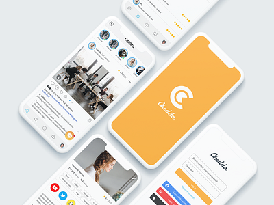 Social App UI app design design ui ux