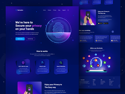 Seclusion Landing Page