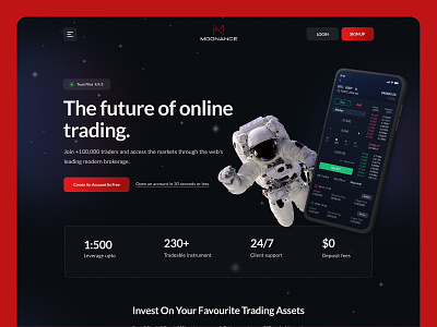 Online Trading Website Design