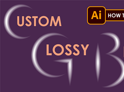 Custom Glossy Brush adobe illustrator brush design glossy glossy brush glossy effects graphic design tutorials vector