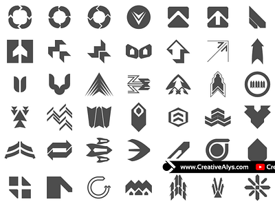 Abstract Vector Arrows Collection arrows design graphic design symbols vector