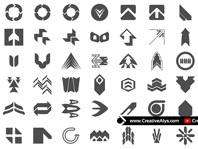 Abstract Vector Arrows Collection