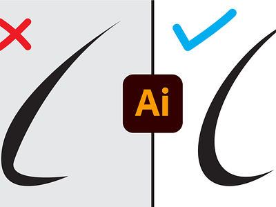 How to make perfect curved swoosh in Illustrator adobe illustrator design graphic design logo tutorials vector
