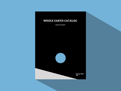 Whole Earth Catalog flat illustration sketchapp