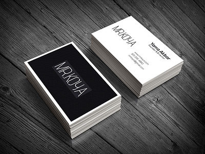 Business Card Design - MR. Koya