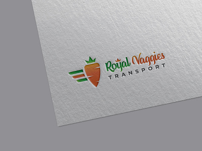 Logo - Royal Vaggies Transport clean logo food logo fresh logo logo logo designer logo mockup logodesign logos mockup psd modern logo stationary design stationery design