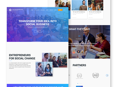 Entrepreneurs For Social Change Redesign entrepreneurs redesign website