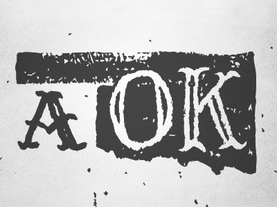 Oklahoma A Ok Shirt hand lettering oklahoma shirt type typography