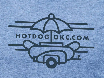 Hotdogokc Shirt icon logo logo mark ok okc oklahoma sticker