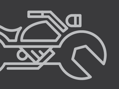 Motorcycle Mechanic Logo icon illustration logo logo mark