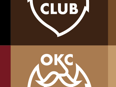 Okc Beard Club button icon logo logo mark minimal ok okc oklahoma simple sticker