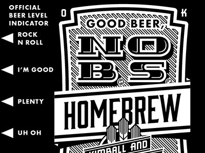 Homebrew Label icon logo logo mark logotype minimal patch simple sticker t shrit