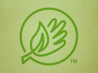 Green Thumb Volunteers Logo logo logo mark minimal simple thicklines