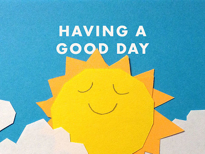 Good Day Cover albumcover cover music paper pencil sun sunshine