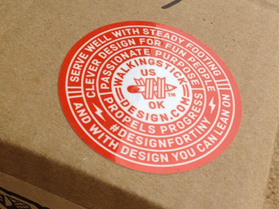 W Logo Sticker