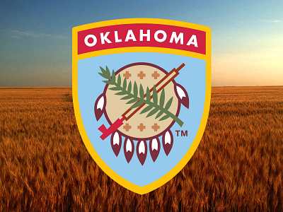 Osage Shield Patch