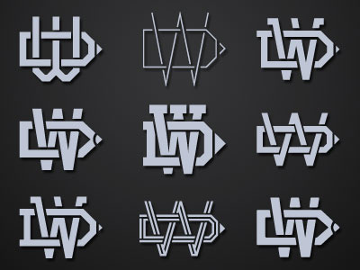 Wd Mark 1 identity logo logo mark logotype