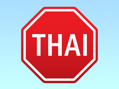 Thai Stop branding identity logo logo mark