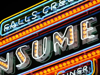 Falls Creek 2011 Neon Sign