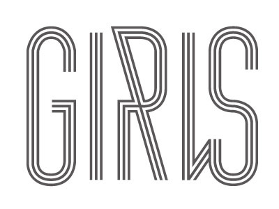 Girl Band type typography
