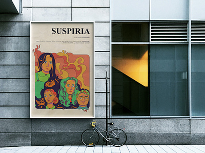 Suspiria (2018) Film Poster fantasy film graphic design illustration movie poster poster design prop design