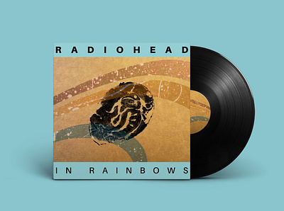 Radiohead Vinyl Packaging graphic design in rainbows music radiohead record label record sleeve vinyl young god records