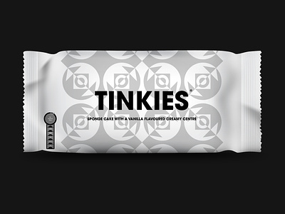 Tinkies Rebrand black design minimalistic notan packaging rebrand south africa tinkies white
