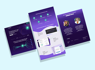 Fathom dashboard design figma responsive design startup web design