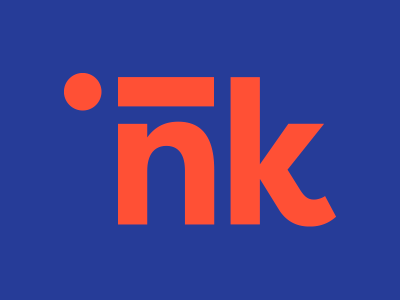 Ink Content Studio branddesign branding identitydesign logo logodesign sansserif type typography wordmark