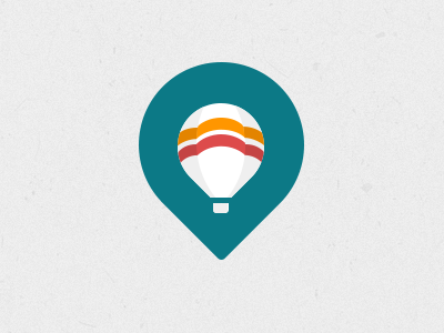 Travel Icon baloon flat icon location mappin pin travel