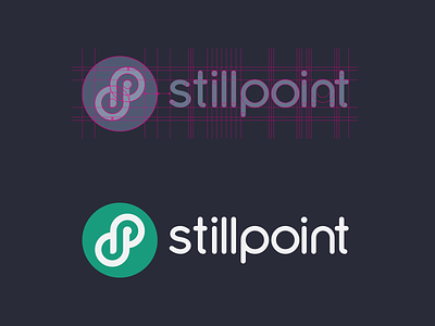 Stillpoint Branding branding infinity logo design p logo point s logo