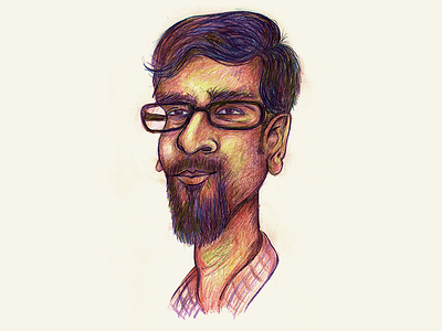 Weekend Drawing: Self caricature