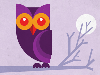 Geometric Owl drawing illustration memmory owl vector wise