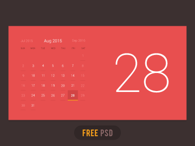 Calendar Widget